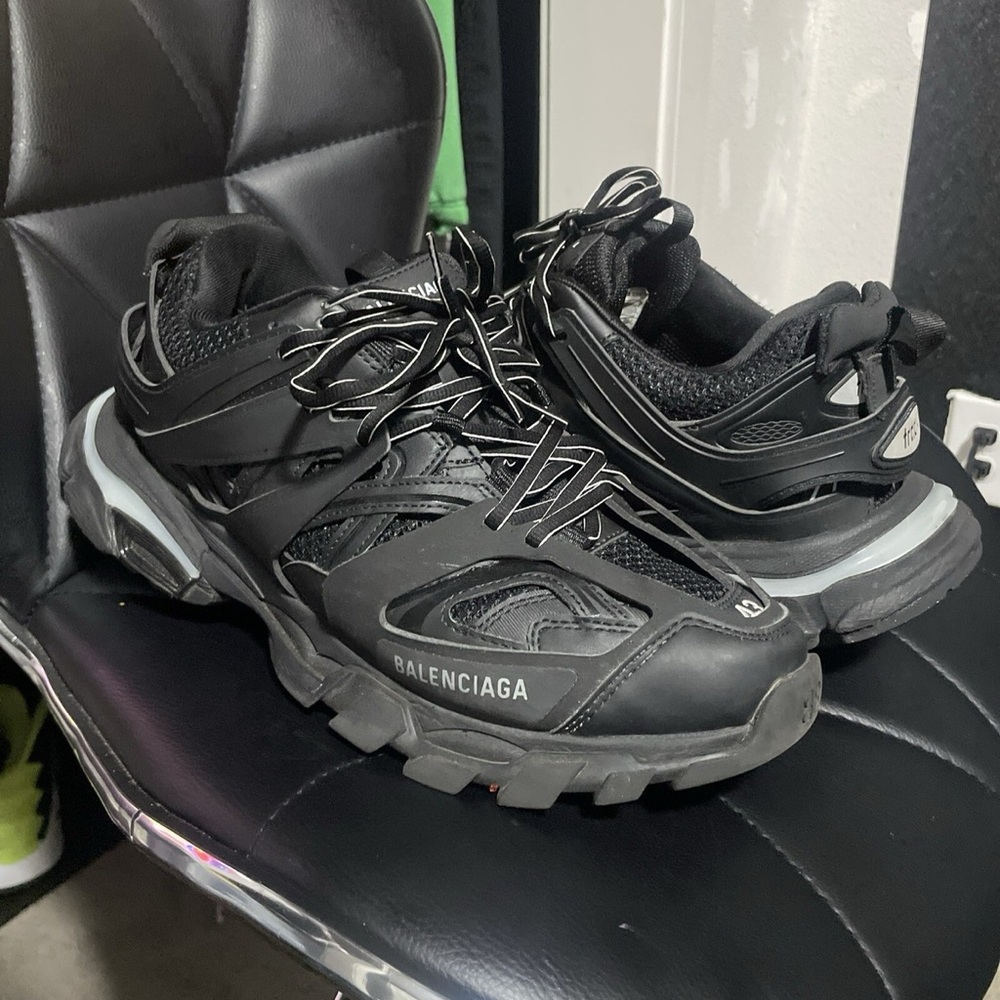 Balenciaga Men's Black Athletic Shoes